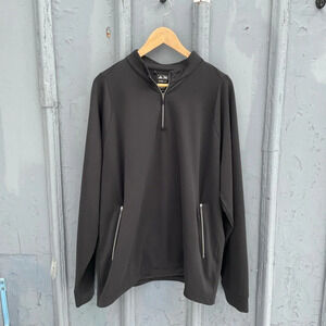 Adidas climalite long sleeve 1/4  zip pullover shirt, size XL